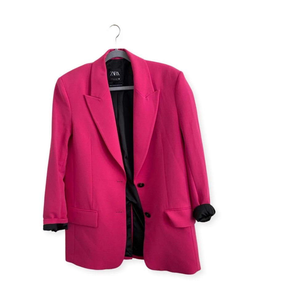 Zara Oversized Pink Blazer